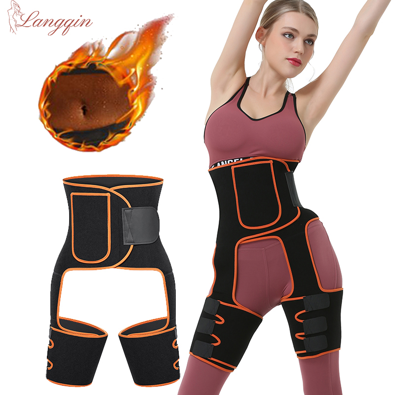 Sweat Waist Trainer Belt Neoprene - Slimming Fat Burning Compress Sauna Sweat