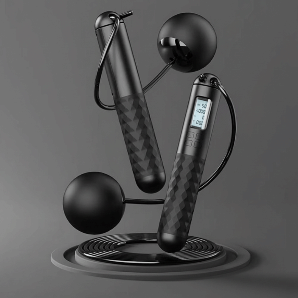 Portable Cordless Ropeless Jum - Smart Jump Rope Digital Counter review and price