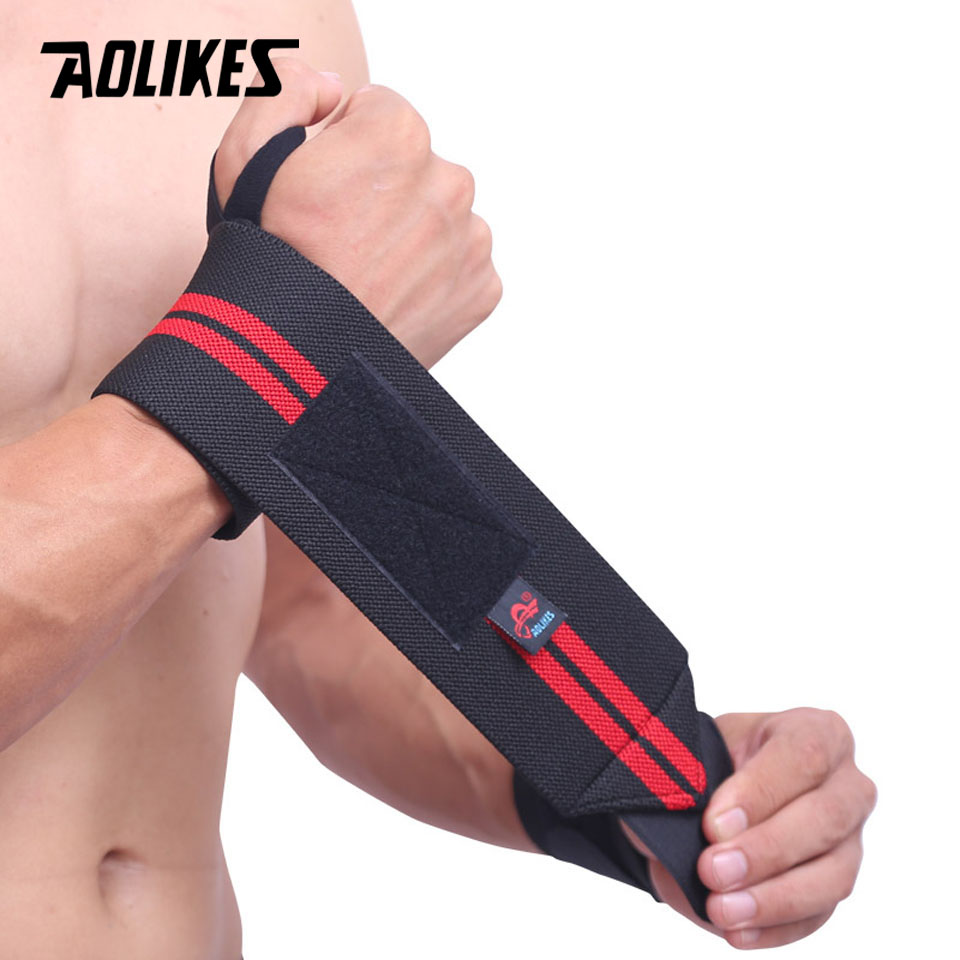 AOLIKES 1 Pair Wristband Wrist - Wrist Wraps Weightlifting Support review and price