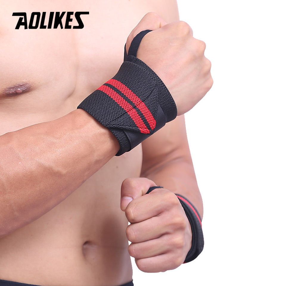 AOLIKES 1 Pair Wristband Wrist - Wrist Wraps Weightlifting Support review and price