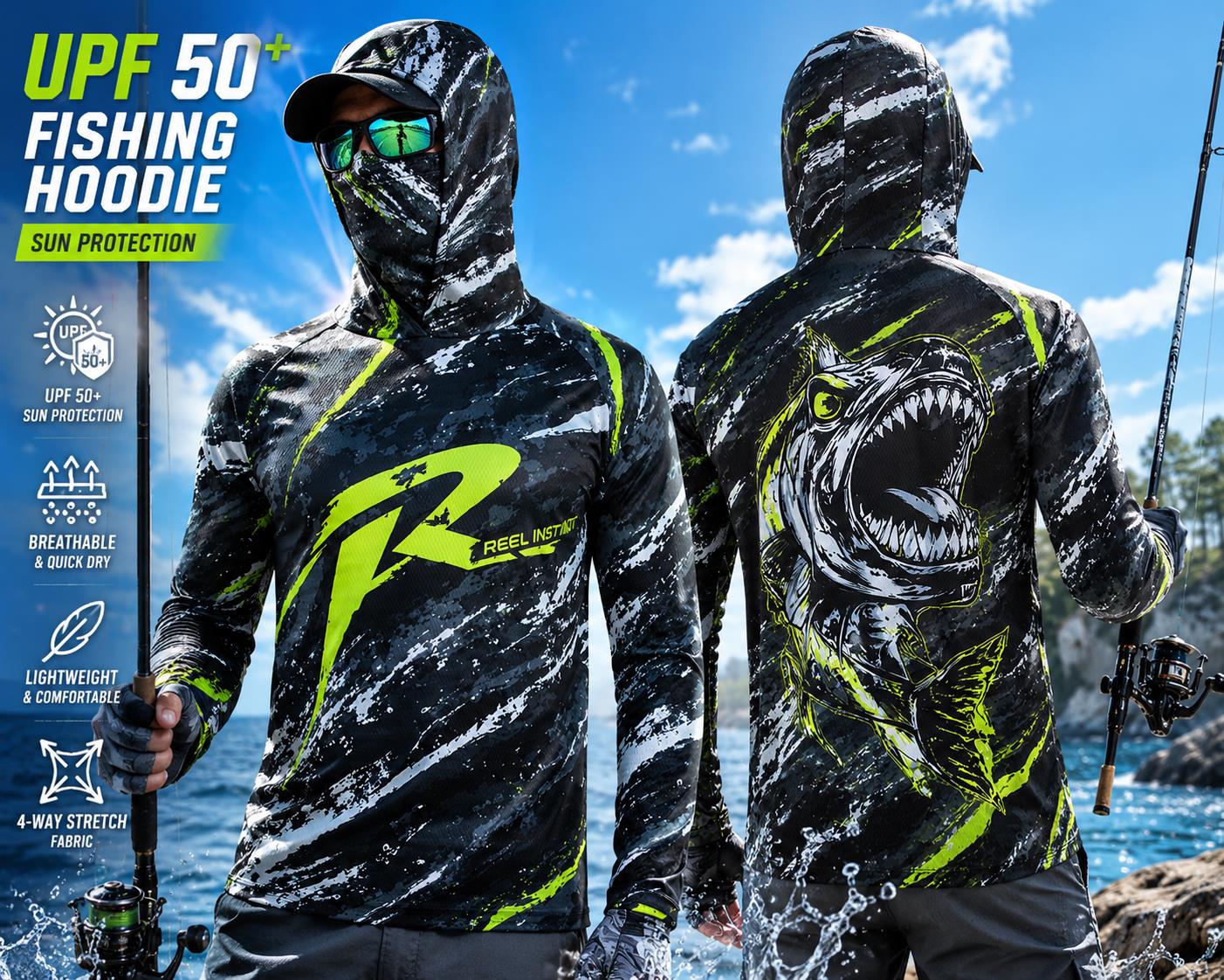 Outdoor Sun Protective Long Sl - Fishing review and price