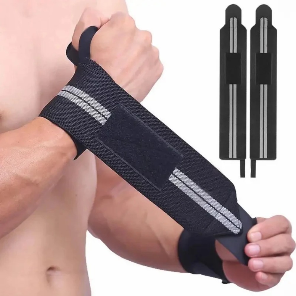 2 pcs Elastic Wrist Wraps, Wri - Wrist Wraps Weightlifting Support review and price