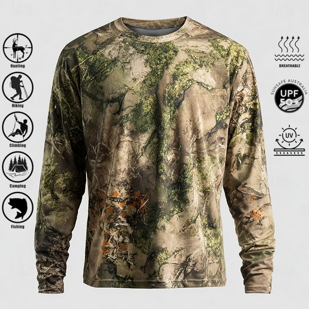 Men Long Sleeve T-shirt Polyes - Hiking review and price