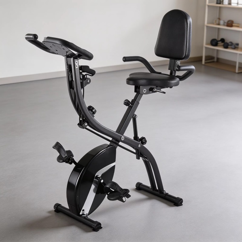 Home Fitness Folding Exercise  - Exercise Bike Magnetic Resistance review and price