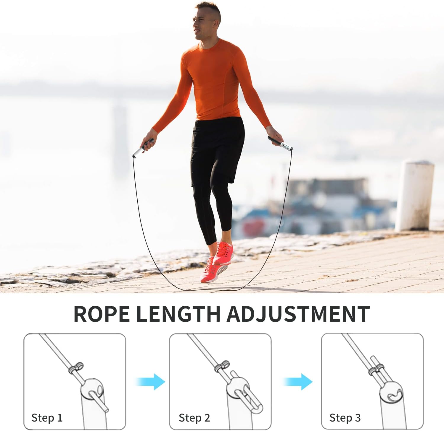 6cm Cordless Skipping Rope Wit - Smart Jump Rope Digital Counter review and price