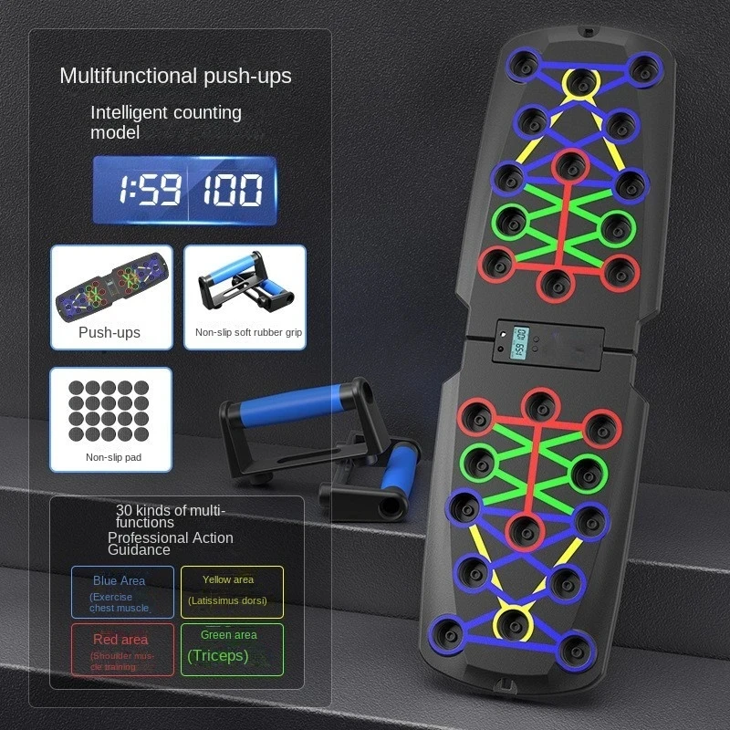 Push-up Board Set Portable Mul - Push Up Board Foldable Multi Function review and price