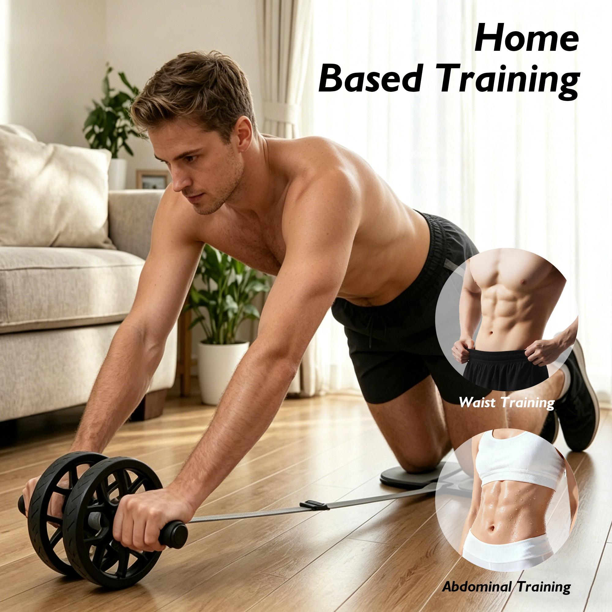 Dual Wheel Ab Roller with Elbo - Ab Roller Wheel With Elbow Support review and price