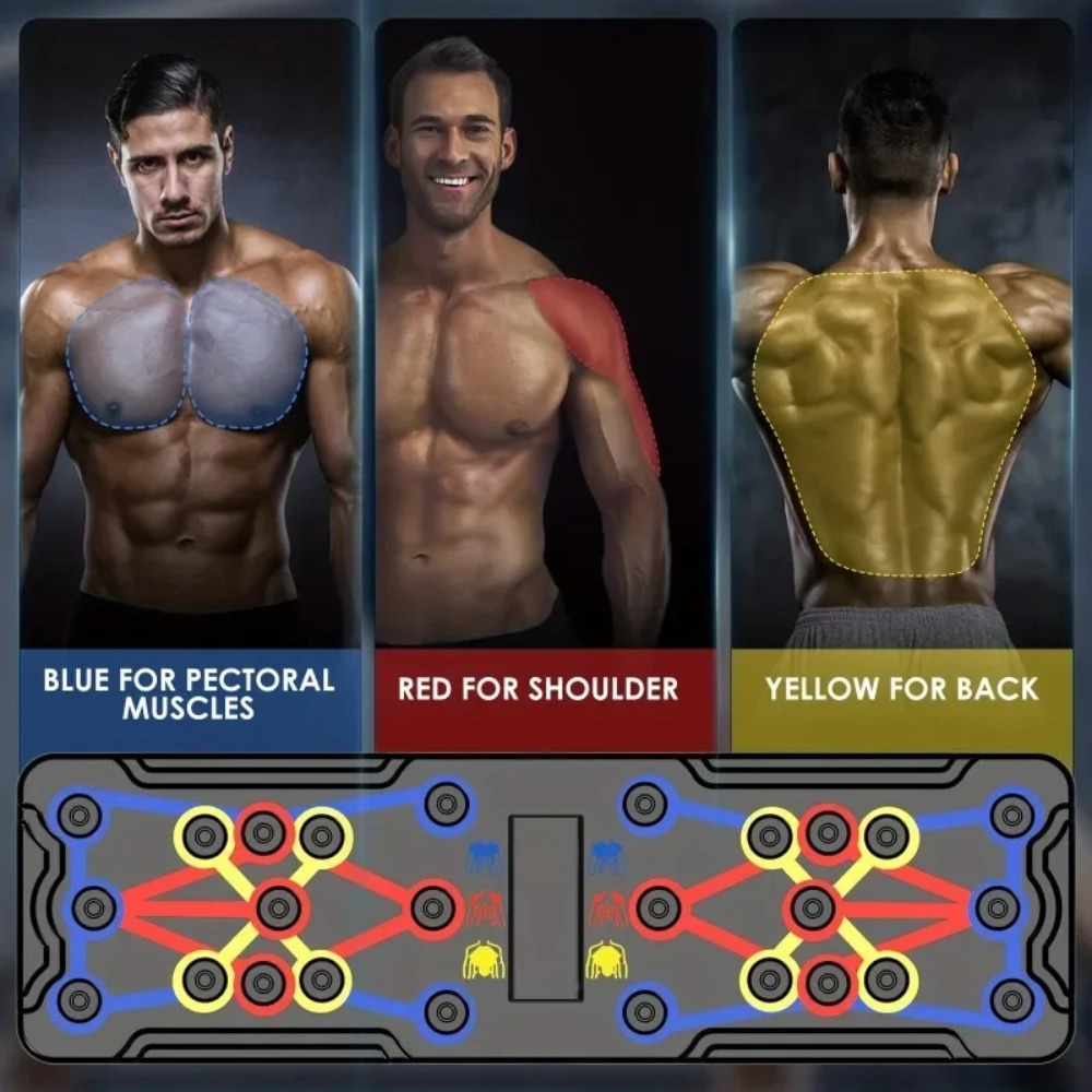 Portable Multifunctional Push- - Push Up Board Foldable Multi Function review and price