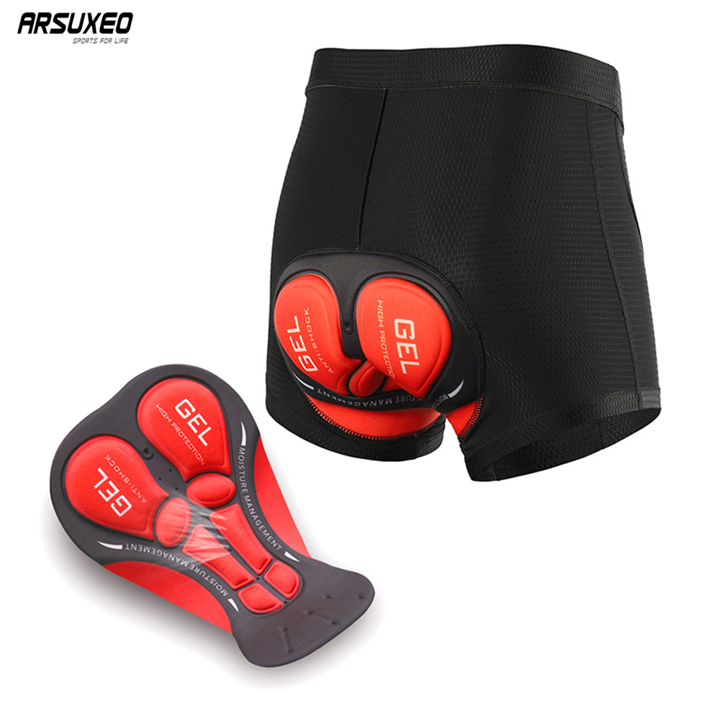 ARSUXEO Men's Cycling Shorts B - Padded Cycling Shorts 5D Gel review and price