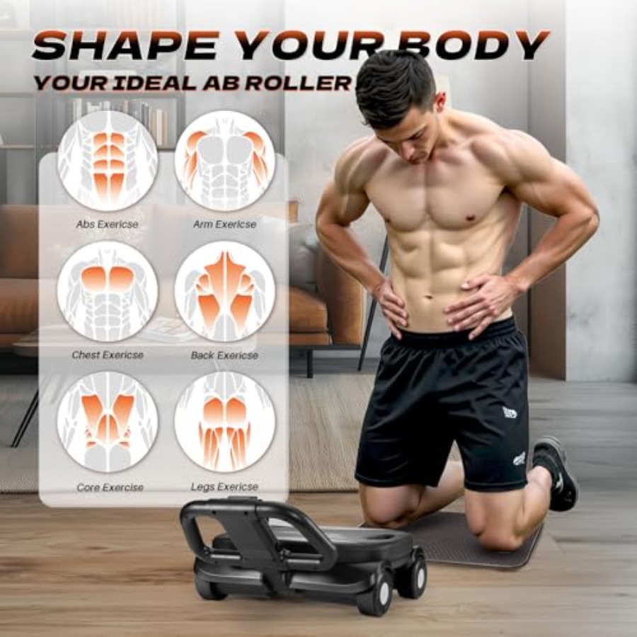 Ab Roller Wheel for home gym c - Ab Roller Wheel With Elbow Support review and price